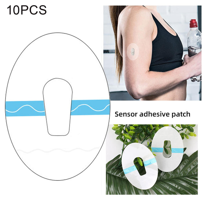 10x Freestyle Adhesive Patches Waterproof Sensor Covers Invisible Breathable