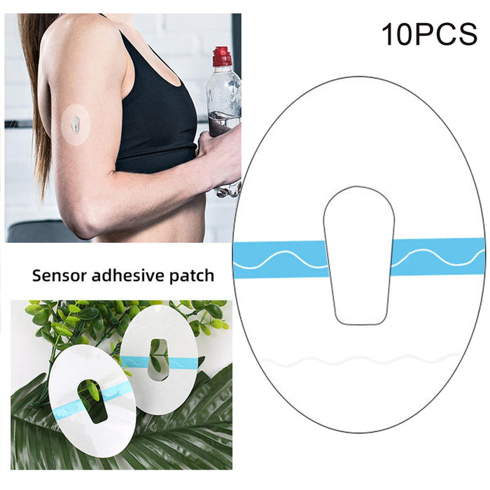 10x Freestyle Adhesive Patches Waterproof Sensor Covers Invisible Breathable