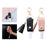 30ml Hand Washing Keychain Refillable Spray Bottle for Shampoo Liquid Pink