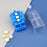 1/4 1/2 Multiple Pill Splitter Pill Cutter Splitting Tablet Divider Blue