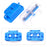 1/4 1/2 Multiple Pill Splitter Pill Cutter Splitting Tablet Divider Blue