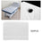 100x Soft Disposable Bed Sheet Waterproof for Salon SPA  White with Hole