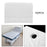 100x Soft Disposable Bed Sheet Waterproof for Salon SPA  White with Hole