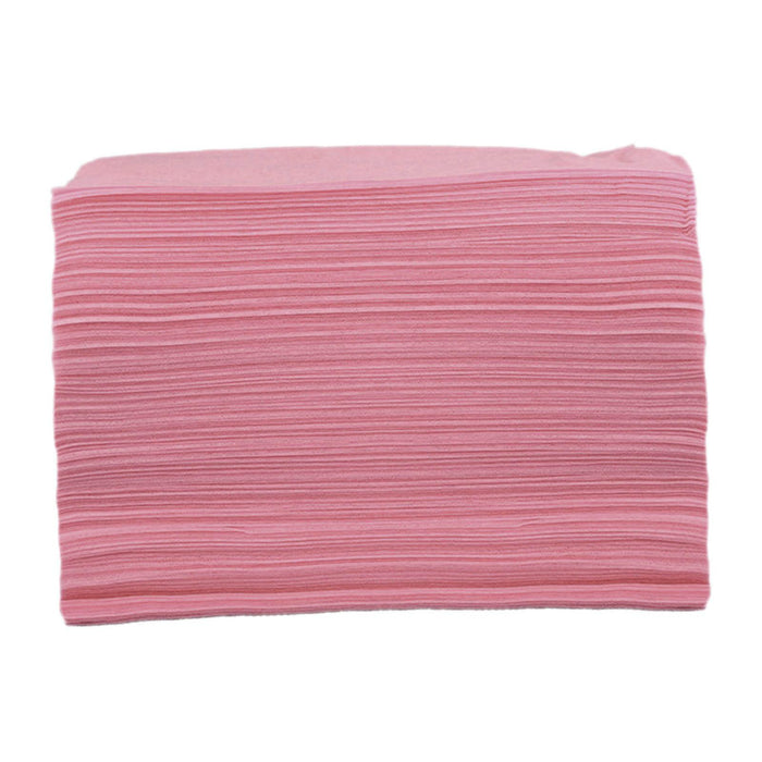 100x Soft Disposable Bed Sheet Waterproof for Salon SPA  Pink no Hole