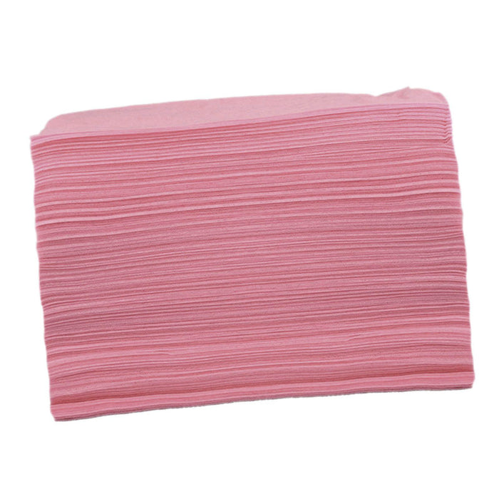 100x Soft Disposable Bed Sheet Waterproof for Salon SPA  Pink no Hole