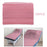 100x Soft Disposable Bed Sheet Waterproof for Salon SPA  Pink no Hole