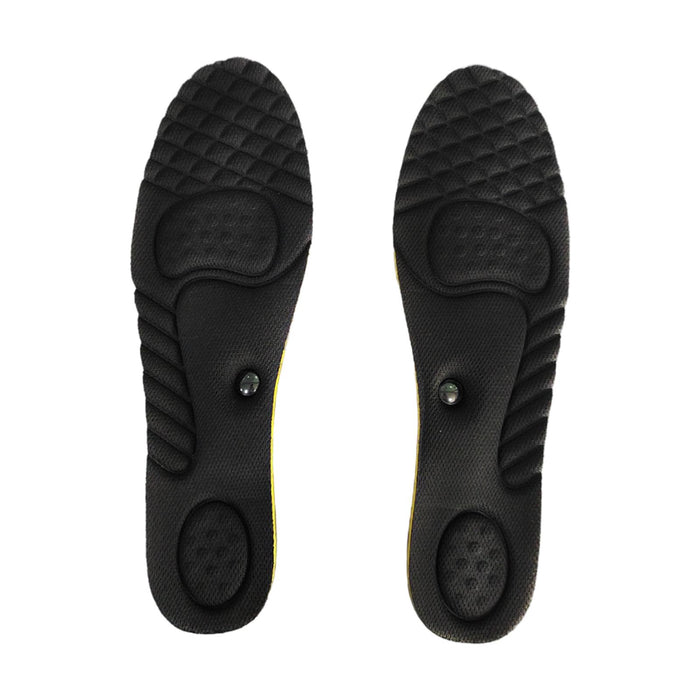 2 Pieces Universal Magnetic Massage Insoles Foot Relieve Pressure 3cm Height