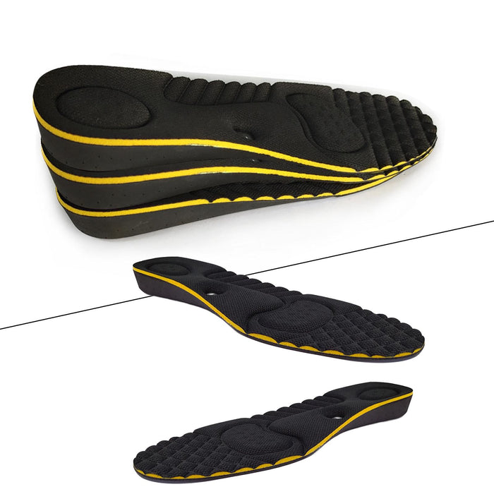 2 Pieces Universal Magnetic Massage Insoles Foot Relieve Pressure 4cm Height