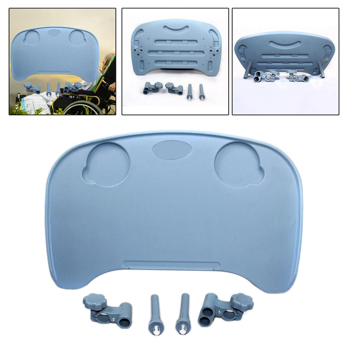 Wheelchair Lap Tray Waterproof for Mobility Aid Rest Home Disabled People