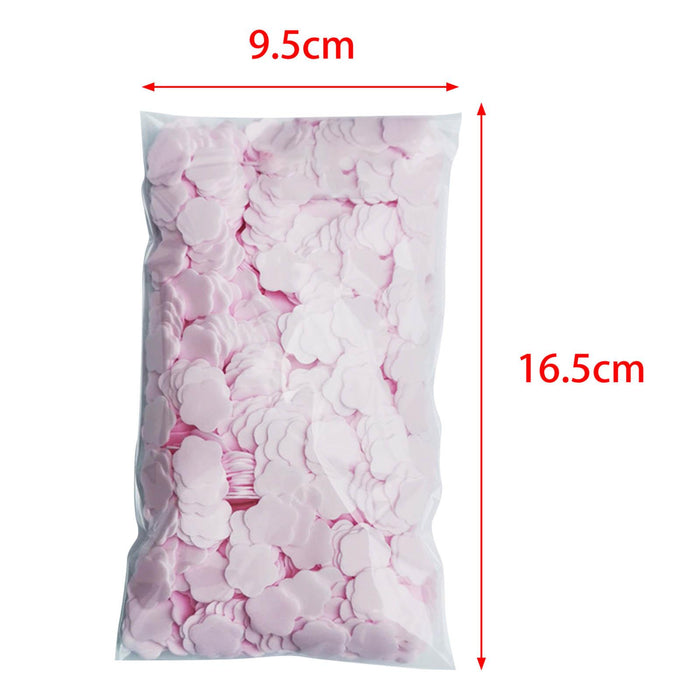 1000x Mini Soap Paper Hand Washing Fast Foaming for Travel Travel Hiking Rose