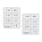 2 Pieces Weekly Pill Box Organiser Supplements Vitamins Travel Home Rectangle