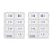 2 Pieces Weekly Pill Box Organiser Supplements Vitamins Travel Home Rectangle