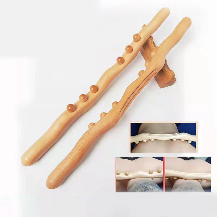 Wooden Gua Sha Scraping Massage Tool Manual Anti Cellulite for Legs Adult