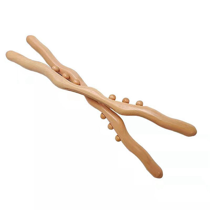 Wooden Gua Sha Scraping Massage Tool Manual Anti Cellulite for Legs Adult