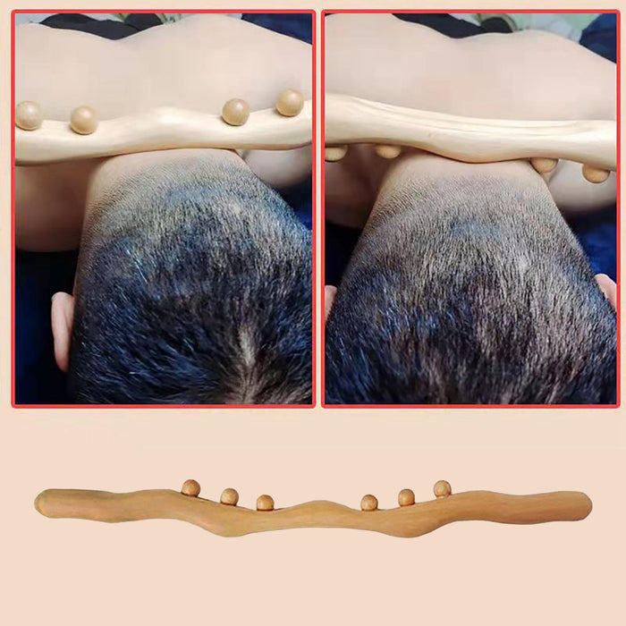 Wooden Gua Sha Scraping Massage Tool Manual Anti Cellulite for Legs Adult