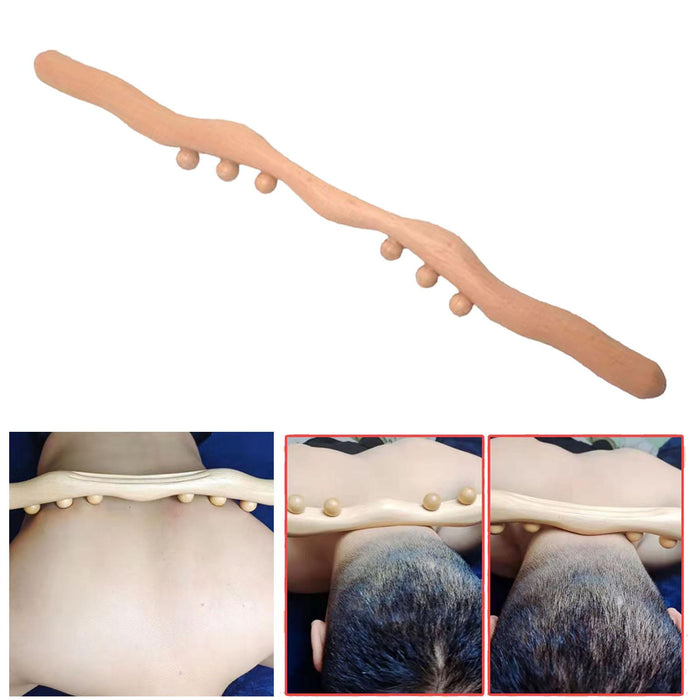 Wooden Gua Sha Massage Tool Manual Muscle Relaxation for Back Shoulder Men