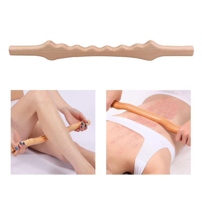 Wooden Gua Sha Scraping Stick for Relief Muscle Soreness Anti Cellulite