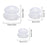 3x Silicone Cupping Set Vacuum Cupping Cup for Shoulder Arm Body Massage Clear