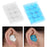 Set of 12 Silicone Noise Cancelling Earplugs 27dB Snr Moldable Soft White