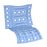 Inflatable Chair Pad Portable with Holes for Wheelchair Pressure Relief