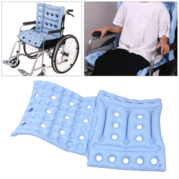 Inflatable Chair Pad Portable with Holes for Wheelchair Pressure Relief