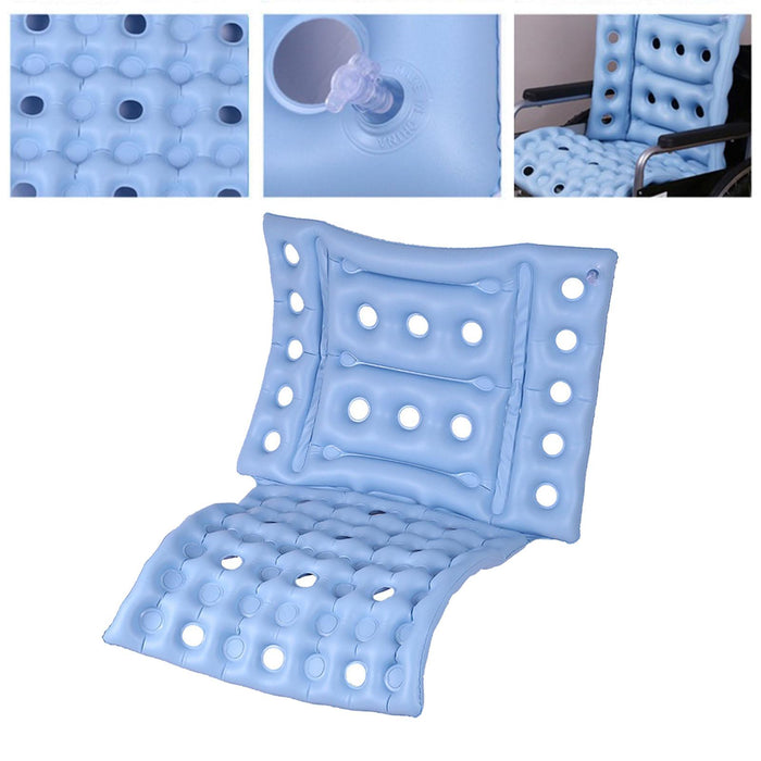 Inflatable Chair Pad Portable with Holes for Wheelchair Pressure Relief