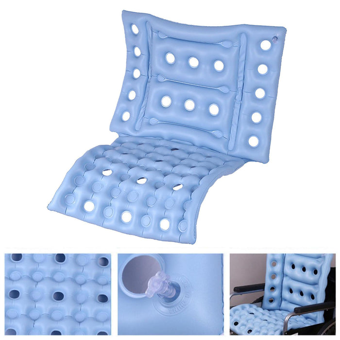 Inflatable Chair Pad Portable with Holes for Wheelchair Pressure Relief