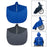 Wheelchair Waterproof Poncho Breathable Lightweight PVC Layer Rain Cape Blue