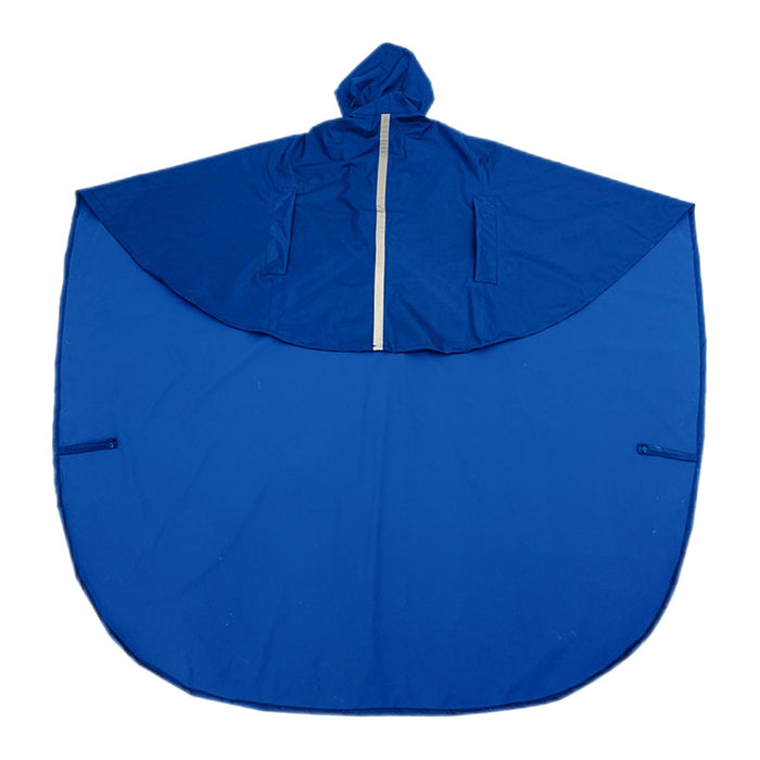 Wheelchair Waterproof Poncho Breathable Lightweight PVC Layer Rain Cape Blue