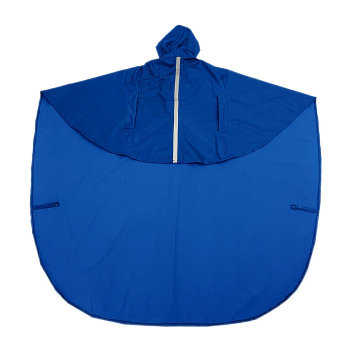 Wheelchair Waterproof Poncho Breathable Lightweight PVC Layer Rain Cape Blue