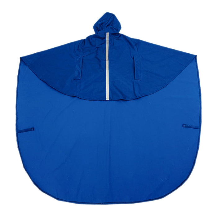 Wheelchair Waterproof Poncho Breathable Lightweight PVC Layer Rain Cape Blue