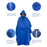 Wheelchair Waterproof Poncho Breathable Lightweight PVC Layer Rain Cape Blue