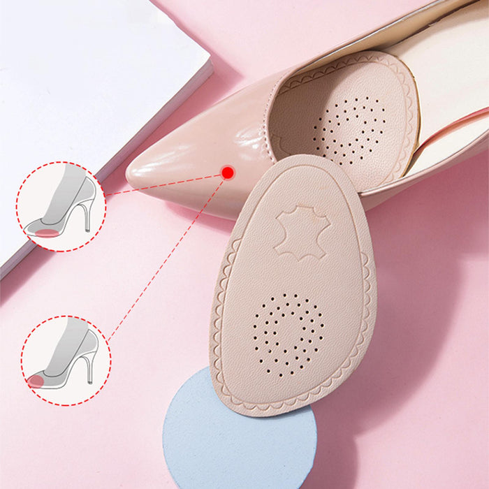 2 Pieces Metatarsal Pads Ball of Foot Cushions Non Slip Women  Round Head