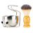 Stainless Steel Shaving Stand with Bowl and Brush High Performance Universal