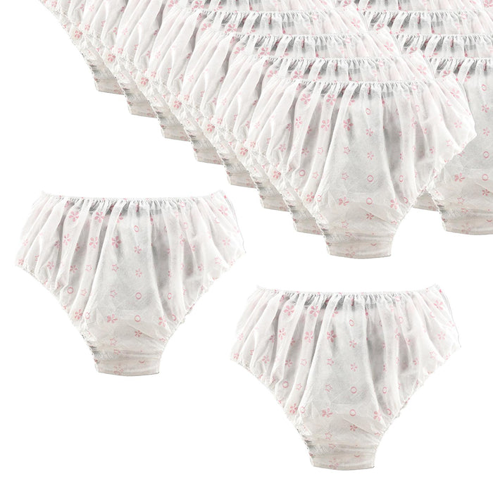 30x Disposable Panties Breathable Adjustable for SPA Women Men White