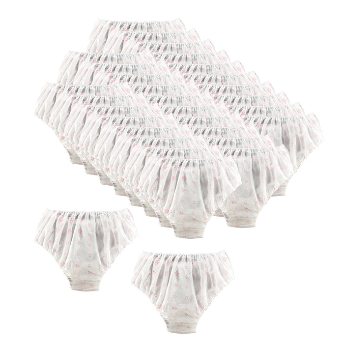 30x Disposable Panties Breathable Adjustable for SPA Women Men White