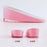 2 Pieces Height Increase Insoles Heel Cushion Pads Men Women Pink Gray 4.5cm