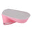 2 Pieces Height Increase Insoles Heel Cushion Pads Men Women Pink Gray 4.5cm