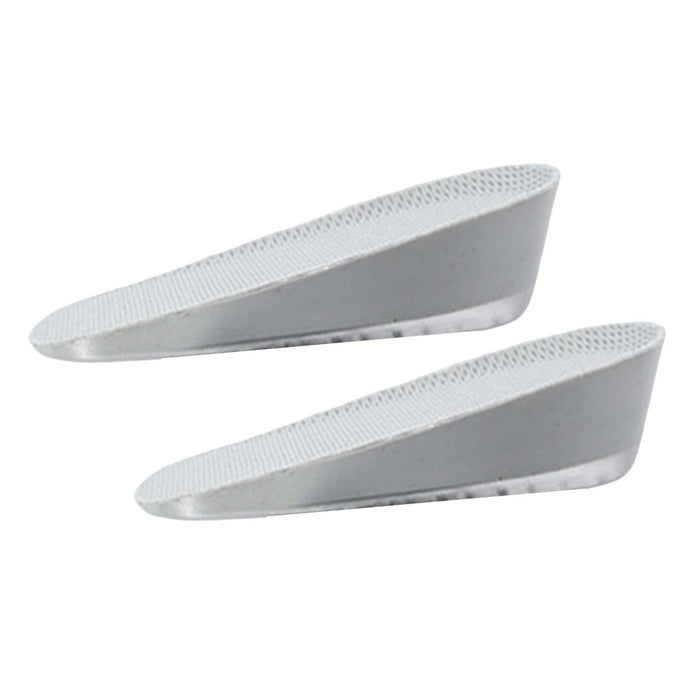 2 Pieces Height Increase Insoles Heel Cushion Pads Men Women Gray 4.5cm