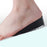 2 Pieces Height Increase Insoles Heel Cushion Pads Men Women Black 3.5cm