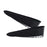 2 Pieces Height Increase Insoles Heel Cushion Pads Men Women Black 3.5cm