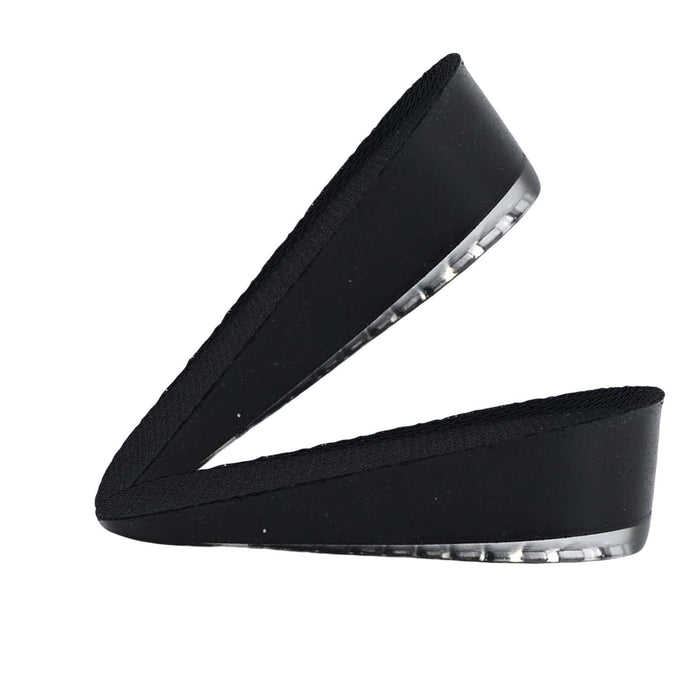 2 Pieces Height Increase Insoles Heel Cushion Pads Men Women Black 3.5cm