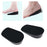 2 Pieces Height Increase Insoles Heel Cushion Pads Men Women Black 3.5cm