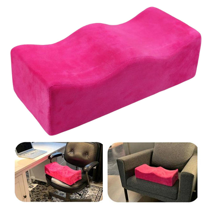 Crofta Bbl Brazilian Butt Lift Pillow Butt Sitting for Wheelchair Rose Red