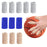 10Pcs Finger Protector Elastic Comfortable for Baseball Badminton Cycling Blue