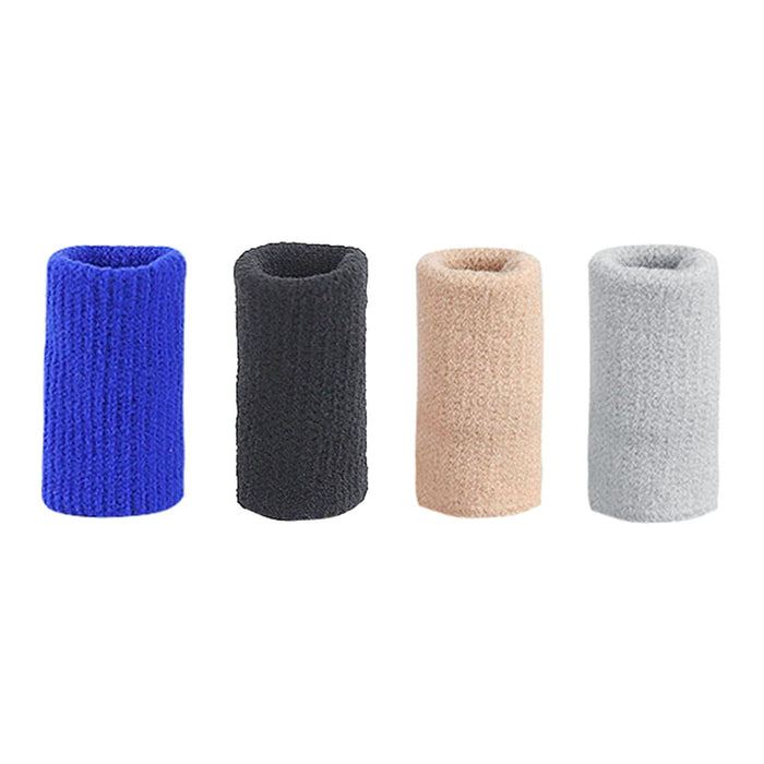 10Pcs Finger Protector Elastic Comfortable for Baseball Badminton Cycling Blue