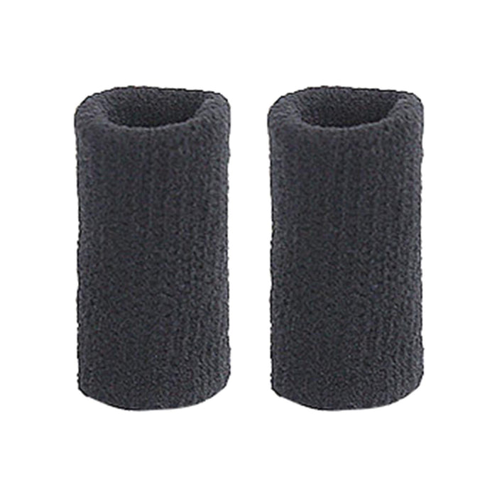 10Pcs Finger Protector Elastic Comfortable for Baseball Badminton Cycling Black