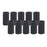 10Pcs Finger Protector Elastic Comfortable for Baseball Badminton Cycling Black