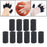 10Pcs Finger Protector Elastic Comfortable for Baseball Badminton Cycling Black