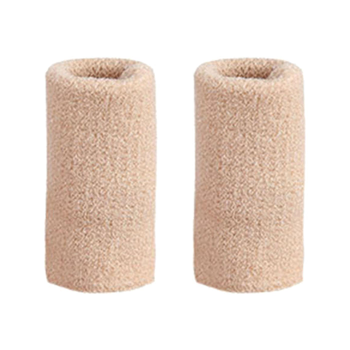 10Pcs Finger Protector Elastic Comfortable for Baseball Badminton Cycling Beige